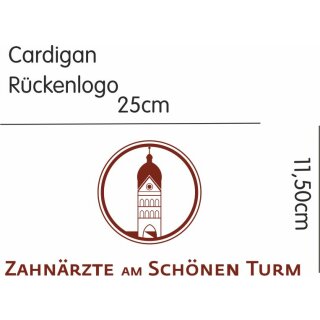 Rückenlogo Cardigan 100-299cm²