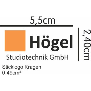 Sticklogo Kragen 0-49cm²