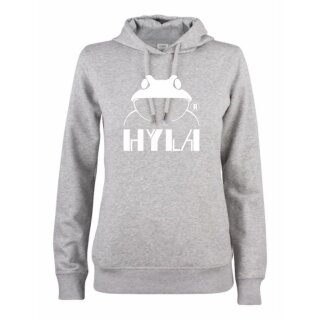 Hyla-Frauen Premium Hoody grau 2XL