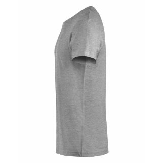 Clique leichtes Baumwoll T-Shirt graumeliert
