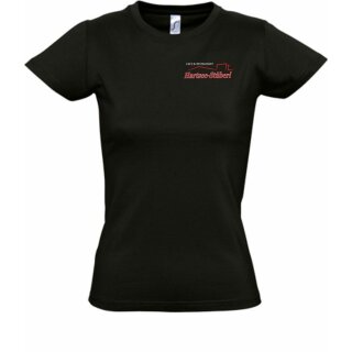 Hartsee-Stüberl Damen Baumwolle T-Shirt schwarz