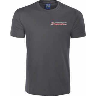 Baumwolle T-Shirt grau Elektrotechnik Angermeier