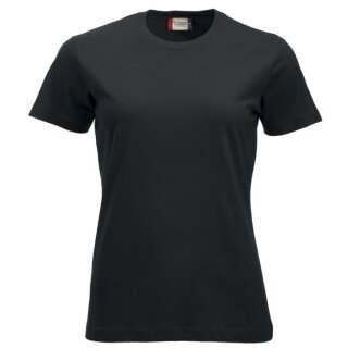 Damen Baumwoll T-Shirt S schwarz