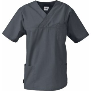 OP-Kleidung Oberteil Anthrazit Ärzte Erwachsenen ( unisex )