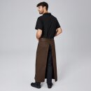 Schürze mit Schlitz B 100 x L 100 cm, toffee