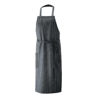 Latzschürze B 80 x L 100 cm Nadelstreifen