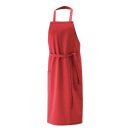 Latzschürze B 80 x L 100 cm rot