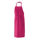 Latzschürze B 80 x L 100 cm hot pink