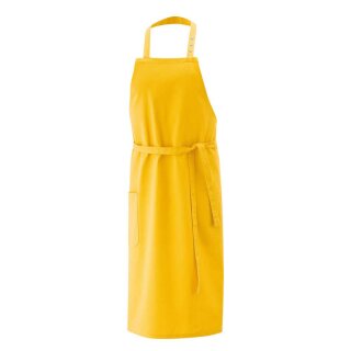 Latzschürze B 80 x L 100 cm gelb