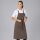Latzschürze B 80 x L 100 cm toffee
