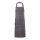 Canvas Latzschürze B 75 x L 100 cm stonewashed silbergrau