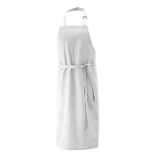 Latzschürze ohne Tasche, B 80 x L100 cm, weiss