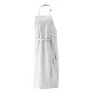 Latzschürze ohne Tasche, B 80 x L100 cm, weiss
