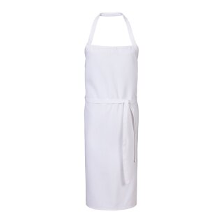 Latzschürze B 80 x L 100 cm weiß