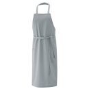 Latzschürze XXL B 100 x L 100 cm silbergrau
