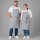 Latzschürze XXL B 100 x L 100 cm silbergrau