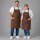 Latzschürze XXL B 100 x L 100 cm, toffee