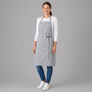 Latzschürze B 75 x L 75 cm silbergrau, B 75 x L 75 cm