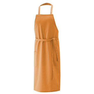 Latz-Schürze, mit Tasche rechts, terracotta, B 75 x L 75 cm