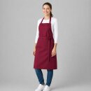 Latzschürze B 75 x L 75 cm bordeaux, B 75 x L 75 cm