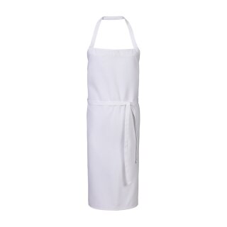 Latzschürze B 87 x L 85 cm weiß