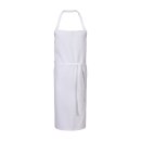 Latzschürze B 87 x L 85 cm weiß