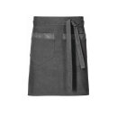 Vorbinder Canvas, mit Taschen und Schlaufen, B80 x L45cm, graphit
