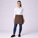 Vorbinder Canvas, mit Taschen und Schlaufen, B80 x L45cm, toffee