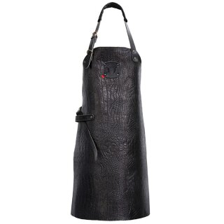 Crocostyle Latzschürze B 60 x L 82cm schwarz