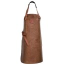 Crocostyle Latzschürze B 60 x L 82cm cognac