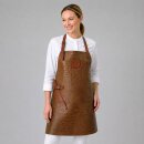 Crocostyle Latzschürze B 60 x L 82cm cognac