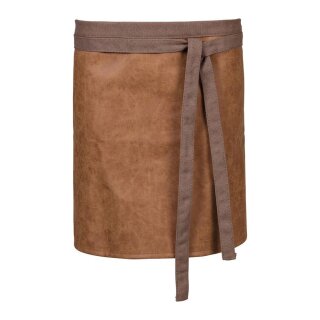 Vorbinder in Lederoptik, B 80 x L 45 cm, cognac