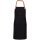 Latz-Schürze, Canvas, PU-Nackenband verstellbar, 4 Taschen, B 86 x L 86 cm