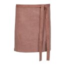 Vorbinder Rindspaltleder, Velours, B 88 x L 45 cm, toffee