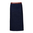 Vorbinder/Bistroschürze im Jeanslook, stretch, B 80 x L 75 cm, navy