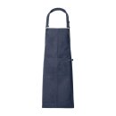 Latzschürze Dublin, gewachst, B 75 cm x L 90 cm, navy