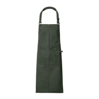 Latzschürze Dublin, gewachst, B 75 cm x L 90 cm, flaschengrün