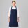 Latzschürze Oxford, gewachst, B 75 x L 90 cm, navy