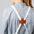 Latzschürze B 70 x L 80 cm, weiß