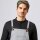 Latzschürze 70x80cm, silbergrau