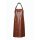 Leder-Latzschürze Classic, B 60 x L 82cm, cognac