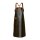 Leder-Latzschürze Classic XL, B 60 x L 89cm, schwarz