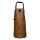 Leder-Latzschürze Vintage, B 60 x L 82cm, cognac