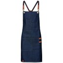 Latzschürze denim, Unisex navy