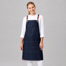 Latzschürze denim, Unisex navy