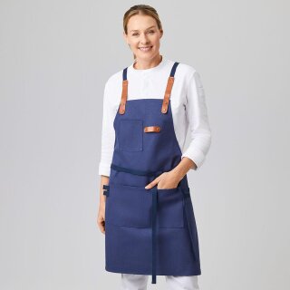 Latzschürze Canvas 70 x 80 cm navy