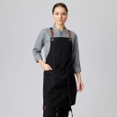 Latzschürze B 70 x L 80 cm schwarz