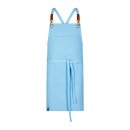 Latzschürze B 70 x L 80 cm light blue