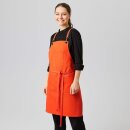 Latzschürze B 70 x L 80 cm orange