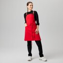 Latzschürze B 70 x L 80 cm rot